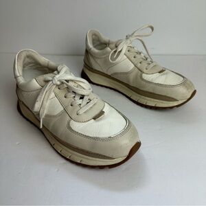 Madewell Kickoff Trainer Women's 8 or Men's 6.5 Shoes Unisex Leather Sneakers